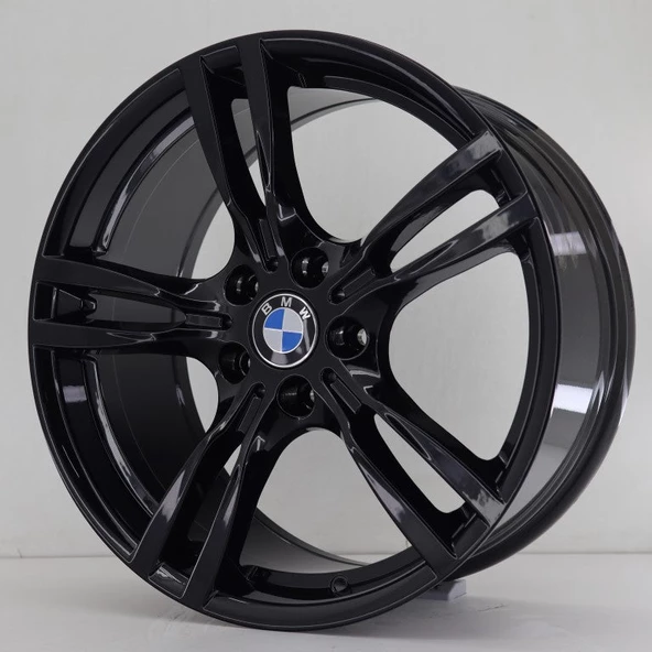 R1 Wheels 18 inç 5*120 ET38 Siyah Jant Takımı (J-1124)