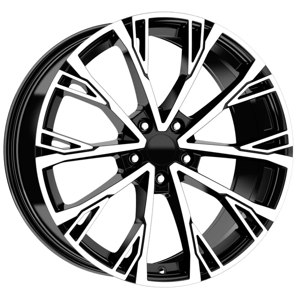 R1 Wheels 19 inç 5*112 ET40 Parlak Siyah Jant Takımı (J-1181)
