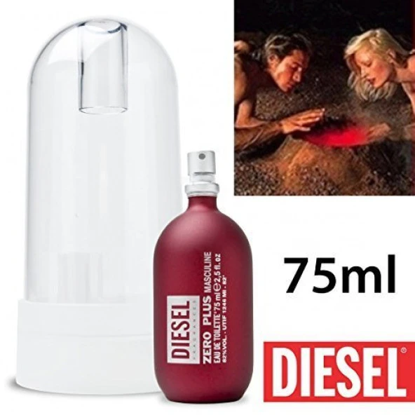 Diesel Zero Plus Erkek parfüm / 75 ml  edt VİNTAGE