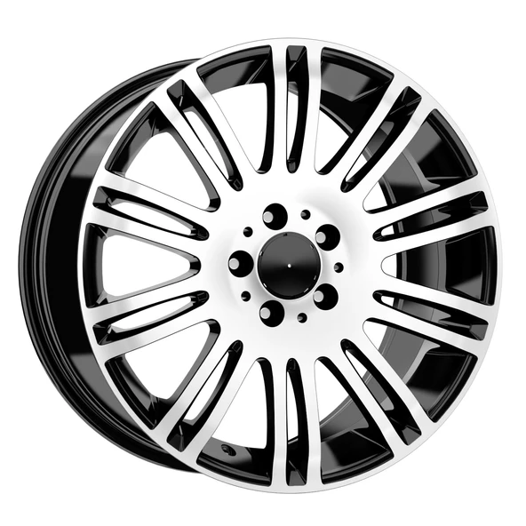 R1 Wheels 18 inç 5*112 ET38 Parlak Siyah Jant Takımı (J-1202)