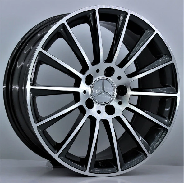 R1 Wheels 19 inç 5*112 ET38 Füme Jant Takımı (J-425)