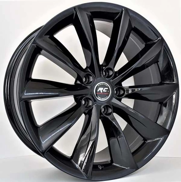 R1 Wheels 19 inç 5*114.3 ET38 Siyah Jant Takımı (J-436)