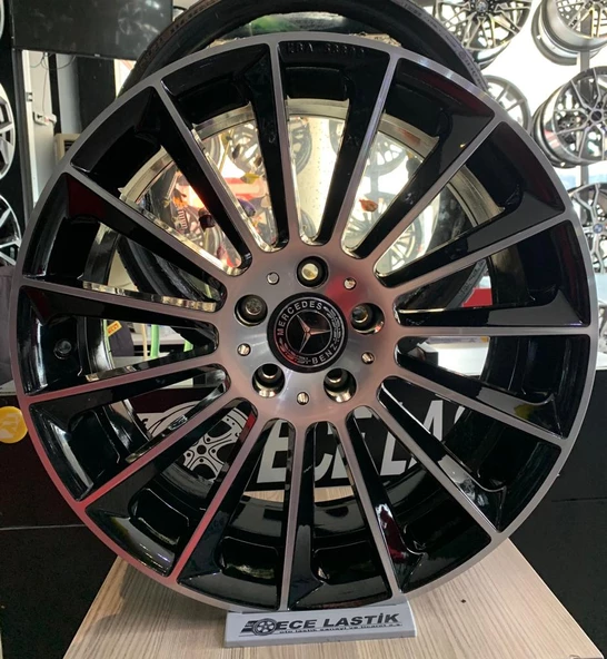 R1 Wheels 19 inç 5*112 ET35 Parlak Siyah Jant Takımı (J-444)