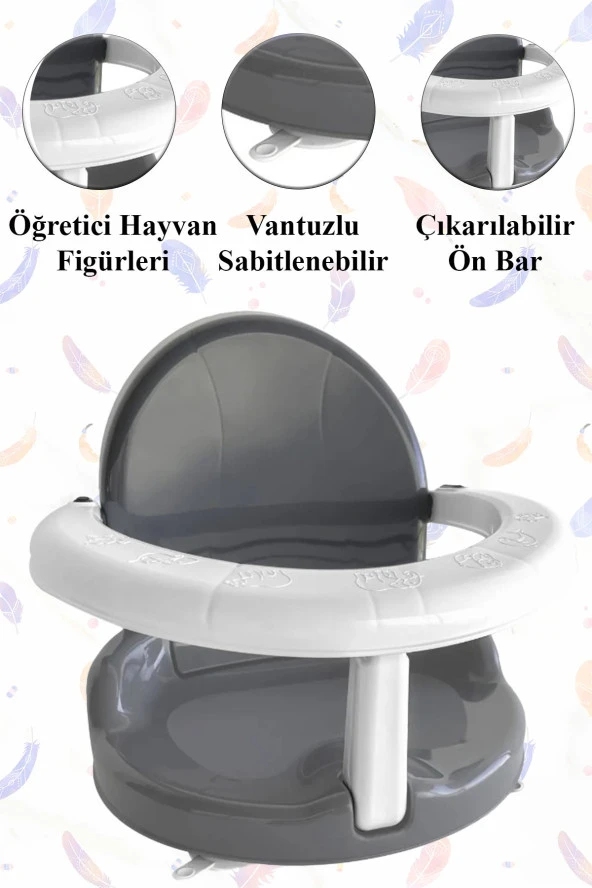 Vakumlu Bebek Banyo Oturağı & Mama Oturağı & Mama Sandalyesi