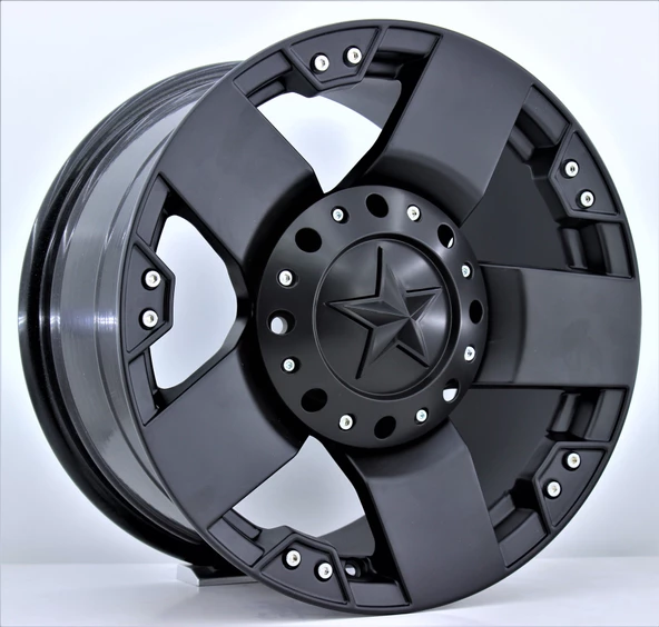 R1 Wheels 17 inç 6*114.3 ET15 Mat Siyah Jant Takımı (J-476)