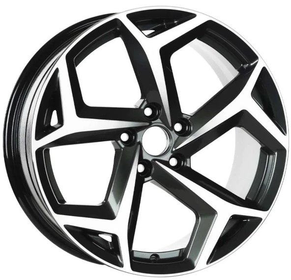 R1 Wheels 18 inç 5*112 ET44 Siyah Jant Takımı (J-519)