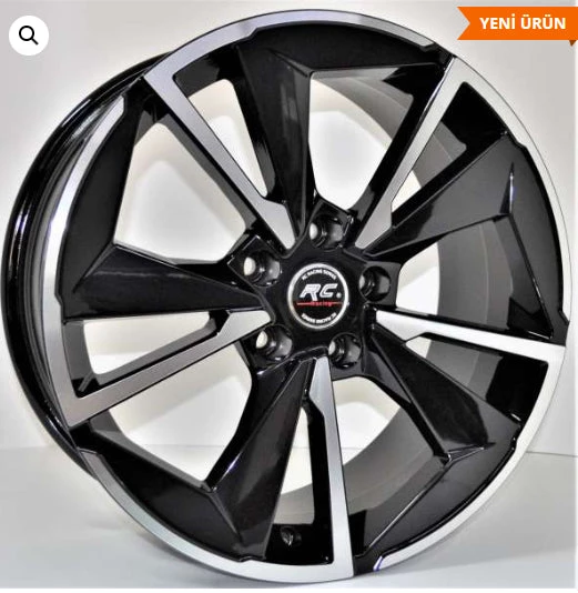 R1 Wheels 19 inç 5*114.3 ET41 Siyah Jant Takımı (J-520)