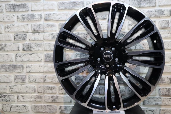 R1 Wheels 22 inç 5*108 ET45 Siyah Jant Takımı (J-1486)
