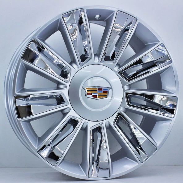 R1 Wheels 22 inç 6*139.7 ET25 Parlak Krom Jant Takımı (J-1271)