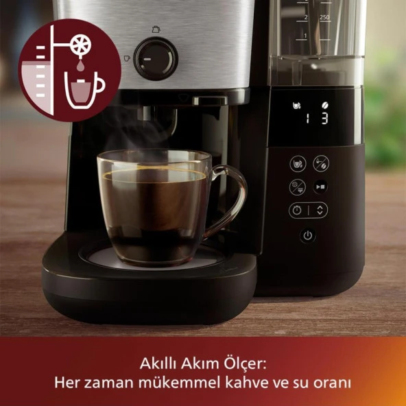 Philips HD7888/01 All-in-1 Brew Öğütücülü Filtre Kahve Makinesi - 5