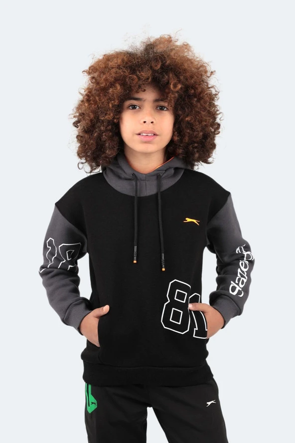 Djuro Unisex Çocuk Sweatshirt Siyah
