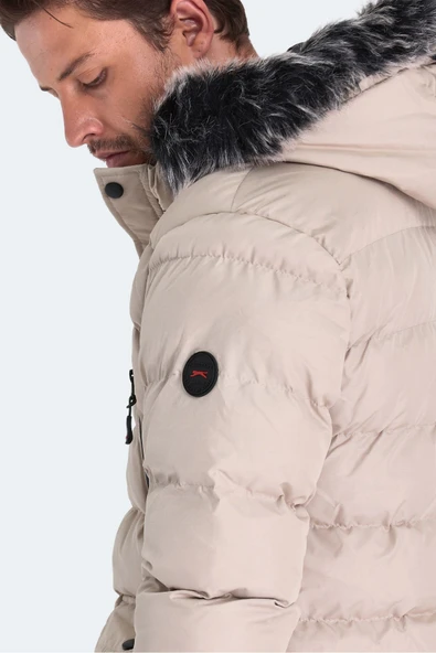 Slazenger Harvıe Ktn Erkek Mont & Kaban Taş Gri - 6