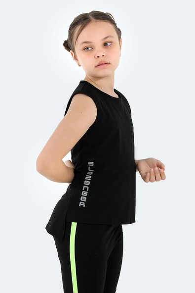 Dylan Kız Çocuk T-shirt Siyah - Resim 1