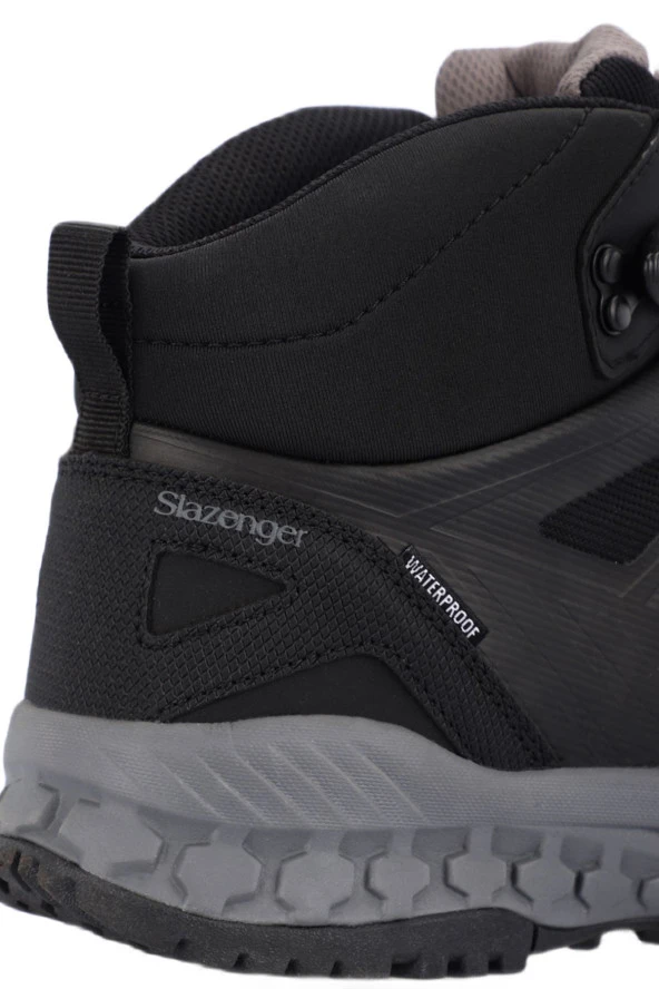 Slazenger WILKIN Su Geçirmez Erkek Outdoor Bot Siyah / Siyah - Resim 4