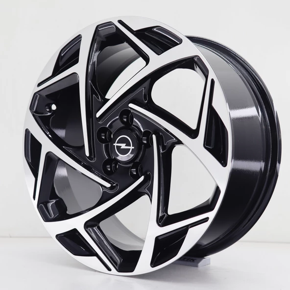R1 Wheels 17 inç 5*105 ET35 Siyah Jant Takımı (J-278) - 1