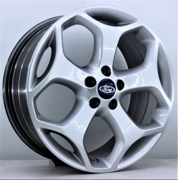 R1 Wheels 18 inç 5*108 ET53 Metalik Gri Jant Takımı (J-268)