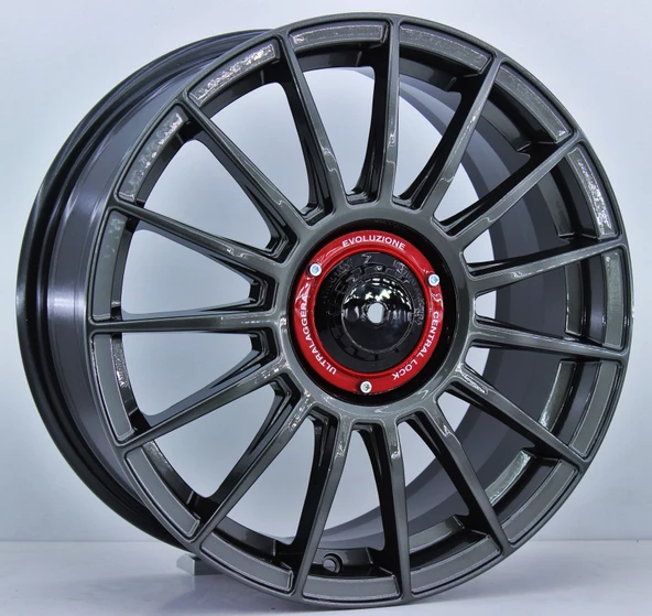 R1 Wheels 17 inç 5*114.3 ET35 Füme Jant Takımı (J-335)
