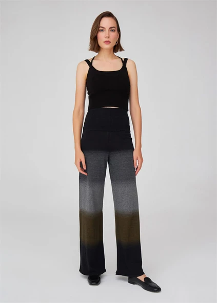 Peraluna Askılı Triko Büstiyer - Siyah ürün görseli 1