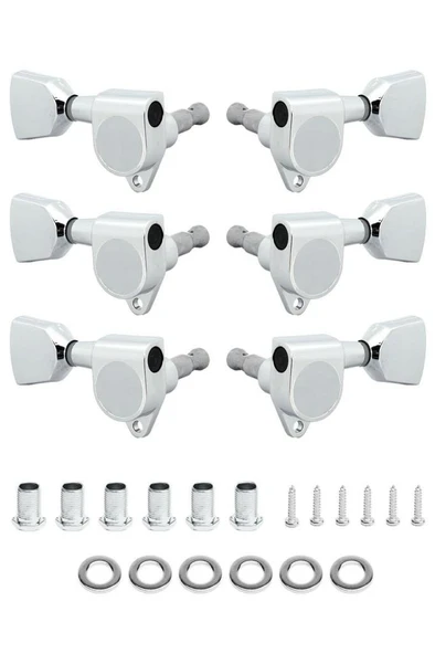 Midex CB-40 Akustik Gitar İçin Kaliteli Profesyonel Burgu Takımı Silver 1 SET ürün görseli 1