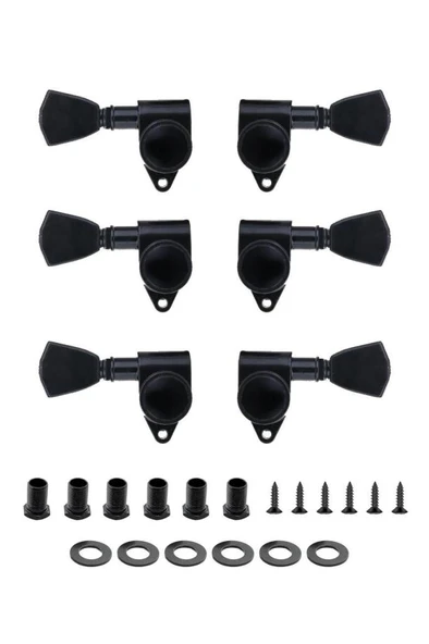 Midex CB-50 Akustik Gitar İçin Kaliteli Profesyonel Burgu Takımı Black 1 SET ürün görseli 1