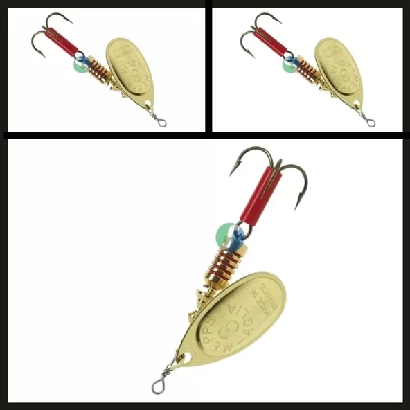 Uyguna-Yakala Altın No:3 Mepps Aglia-ÖKŞ.062 - Resim 2