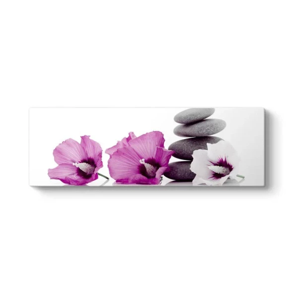 Zen Flower Panorama KANVAS TABLO