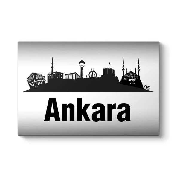 Ankara Vektör KANVAS TABLO
