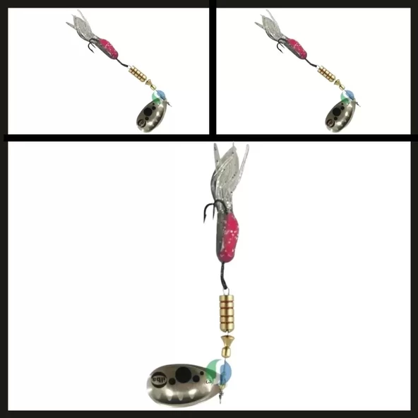 Uyguna-Yakala Gümüş/siyah Yemli No:2 390132 Ilba Tondo Bubble-KAŞ.191 - Resim 2