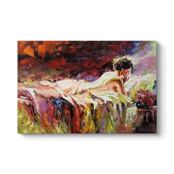 The Naked Girl KANVAS TABLO