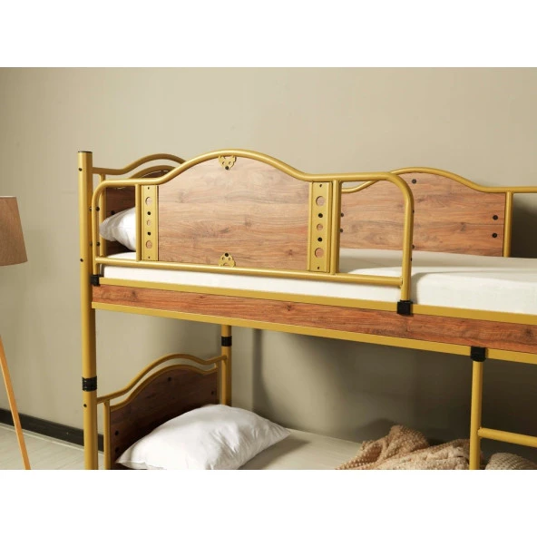 Teknor Avangard Genç Çocuk Odası AhşapBaşlık 90x190 & 90x200 Metal Ranza - 4