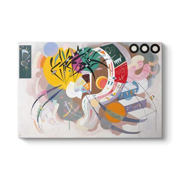 Wassily Kandinsky - Dominant Curve KANVAS TABLO