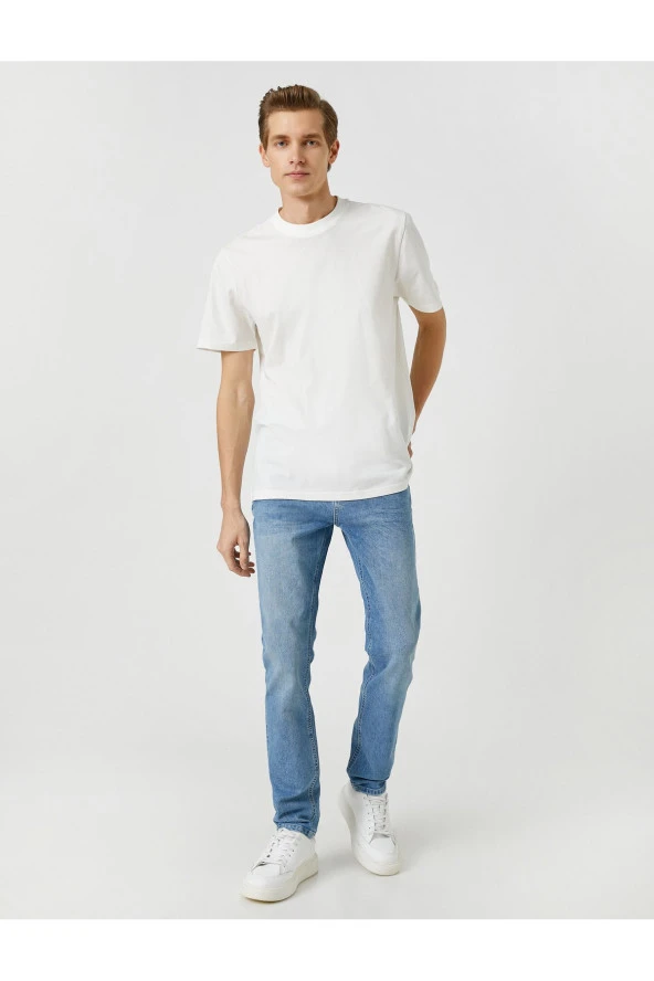 Slim Fit Kot Pantolon - Brad Jean