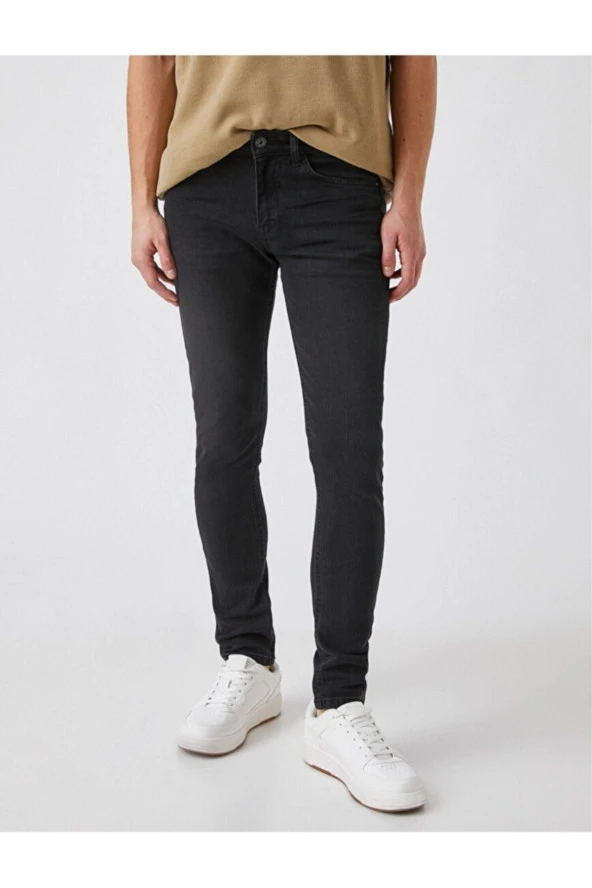 2yam43232md Erkek Jean Pantolon Koyu Indigo - Resim 3