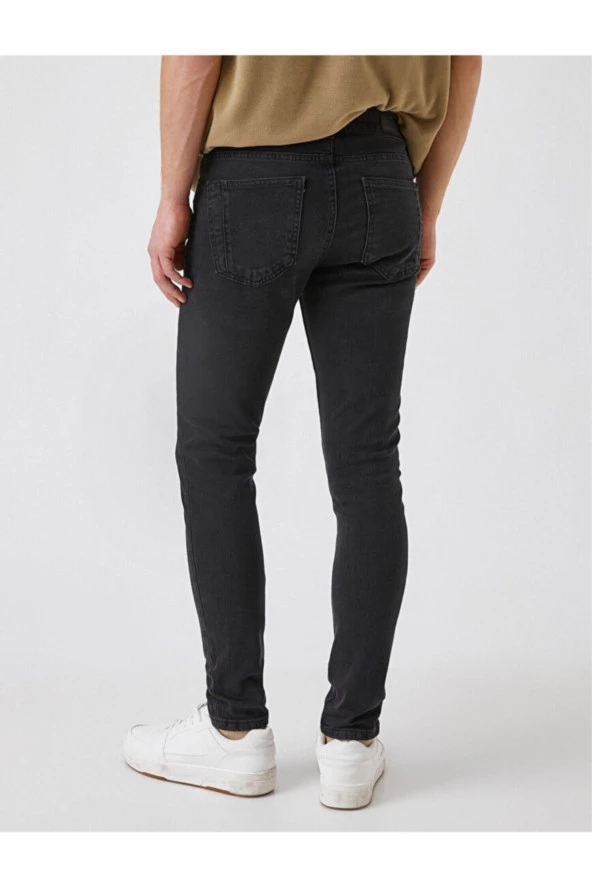 2yam43232md Erkek Jean Pantolon Koyu Indigo - Resim 4