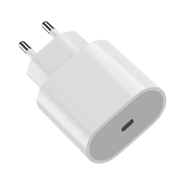 ScHitec PD35W İphone 15 Uyumlu Type-C Çıkışlı Ev Tipi Şarj Aleti Başlık Beyaz