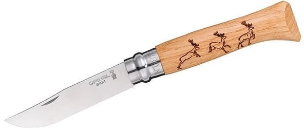 OPINEL INOX MESE ISLEMELI 8 NO CAKI (001623) - 10