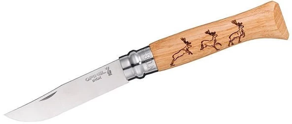 OPINEL INOX MESE ISLEMELI 8 NO CAKI (001623) - 4