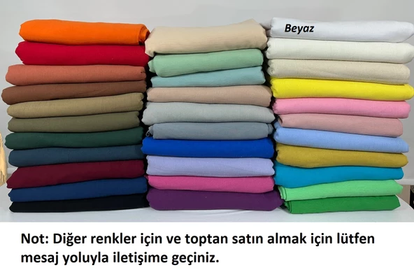 Buldan Bezi, Şile Bezi Pamuklu Kumaş Metrelik (En 145cm)-Beyaz - 8
