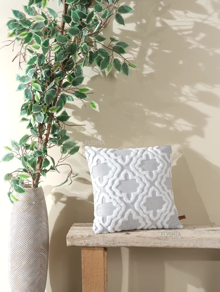 2li Punch Panç Desen Dekoratif Hediyelik Özel Tasarım Kırlent Kılıfı Yastık Kılıfı - 2