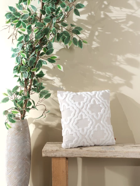 2li Punch Panç Desen Dekoratif Hediyelik Özel Tasarım Kırlent Kılıfı Yastık Kılıfı - 5