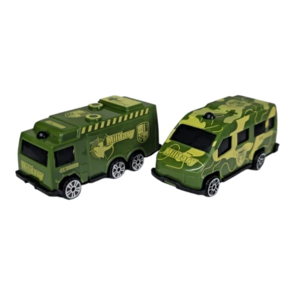 Heroes Toys Uçak Asker Seti ERN-2007,2 Araba 1 Helikopterli Oyuncak Set - 6