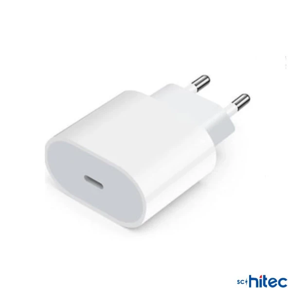 ScHitec PD35W Type-C Çıkışlı Ev Tipi Şarj 2in1 5A 120W Type-C to Type-C ve Lightning Hızlı Şarj Kablolu Set Beyaz - 2