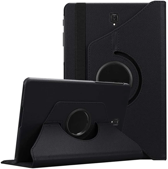 Samsung Galaxy Tab A 10.1 T580 T583 T585 Kılıf 360 Dönebilen Standlı Case - 2