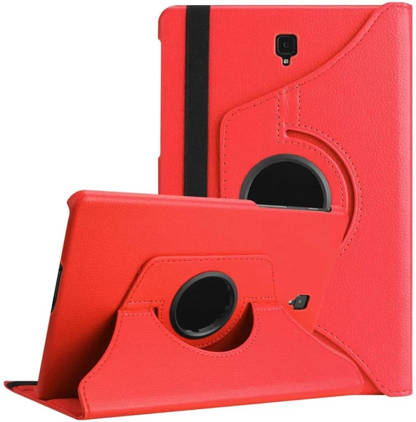 Samsung Galaxy Tab A 10.1 T580 T583 T585 Kılıf 360 Dönebilen Standlı Case - 3