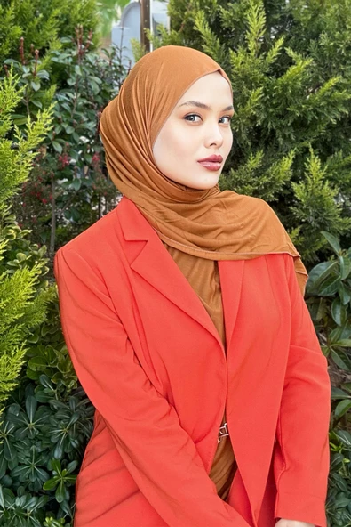 Shecarf Dikişli Penye Şal, Yüksek Gramaj, Özel Üretim, 4 Mevsim 00991  TARÇIN - Resim 4