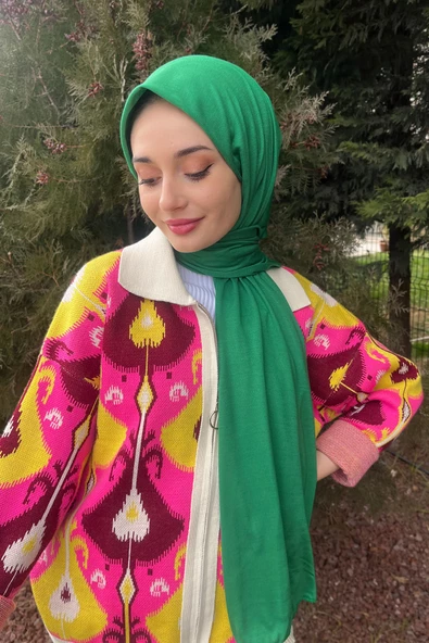 Shecarf Dikişli Penye Şal, Yüksek Gramaj, Özel Üretim, 4 Mevsim 00991  BENETTON - 1