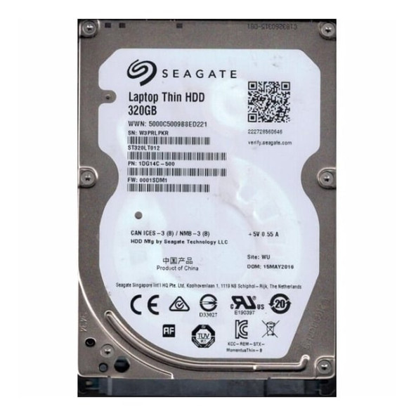 320GB 2.5" NOTEBOOK HDD  NOTEBOOK VE KAYIT CİHAZI  İÇİN YENİLENMİŞ ÜRÜN