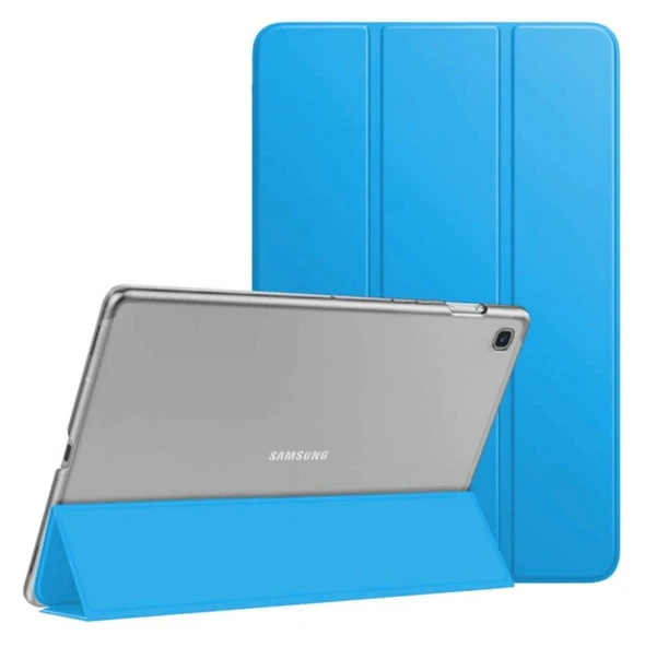 Samsung Galaxy Tab A7 Lite T220 T225 T227 Kılıf PU Deri Smart Standlı Case - Resim 11