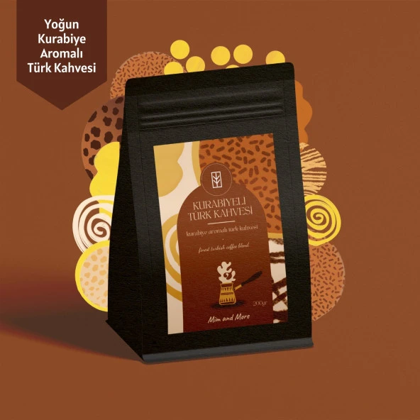 Mim and More Kurabiyeli Türk Kahvesi Kurabiye Aromalı Türk Kahvesi 200 Gr - 2