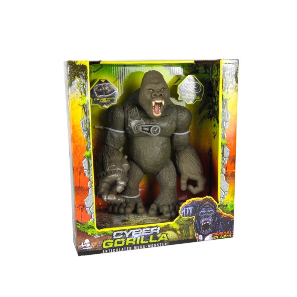 Oyuncak Goril Jurassic Clash Siber Goril 27 cm - 4